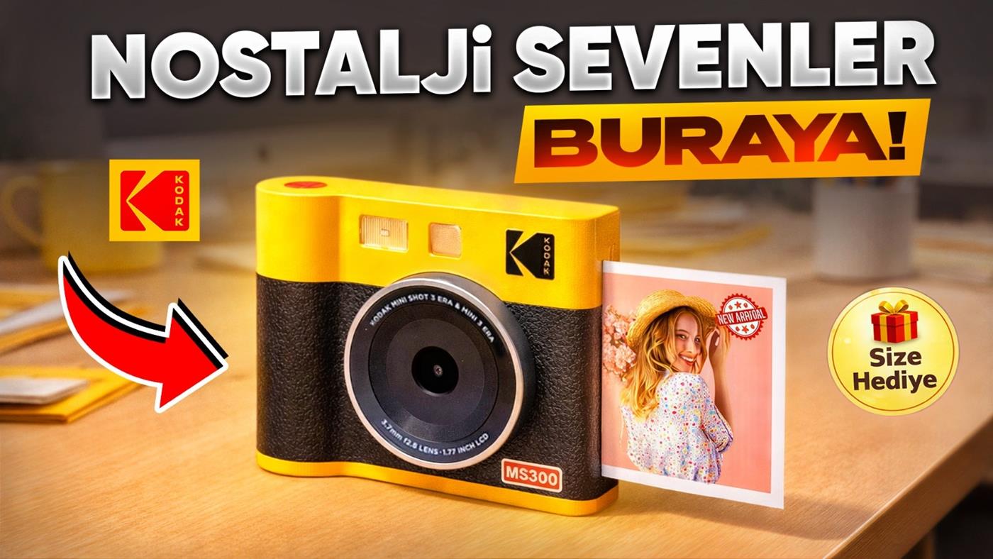 Fotoğraf Çektik, Çıktısını Aldık - Kodak Mini Shot 3 Era!