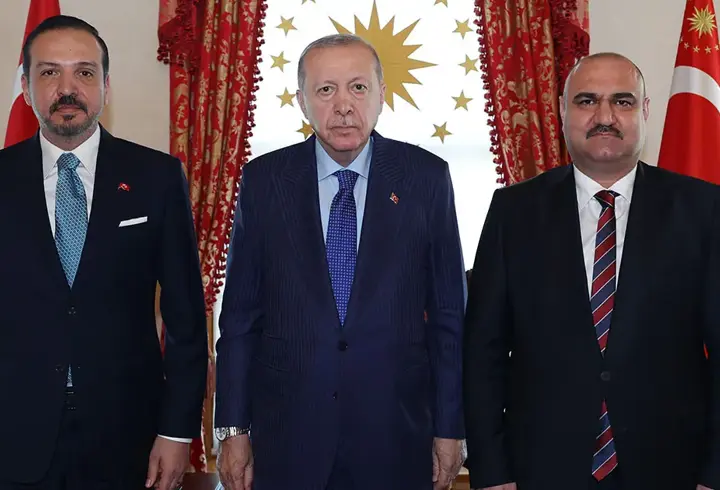 Cumhurbaşkanı Erdoğan, Kerkük Valisi Ağa'yı kabul etti