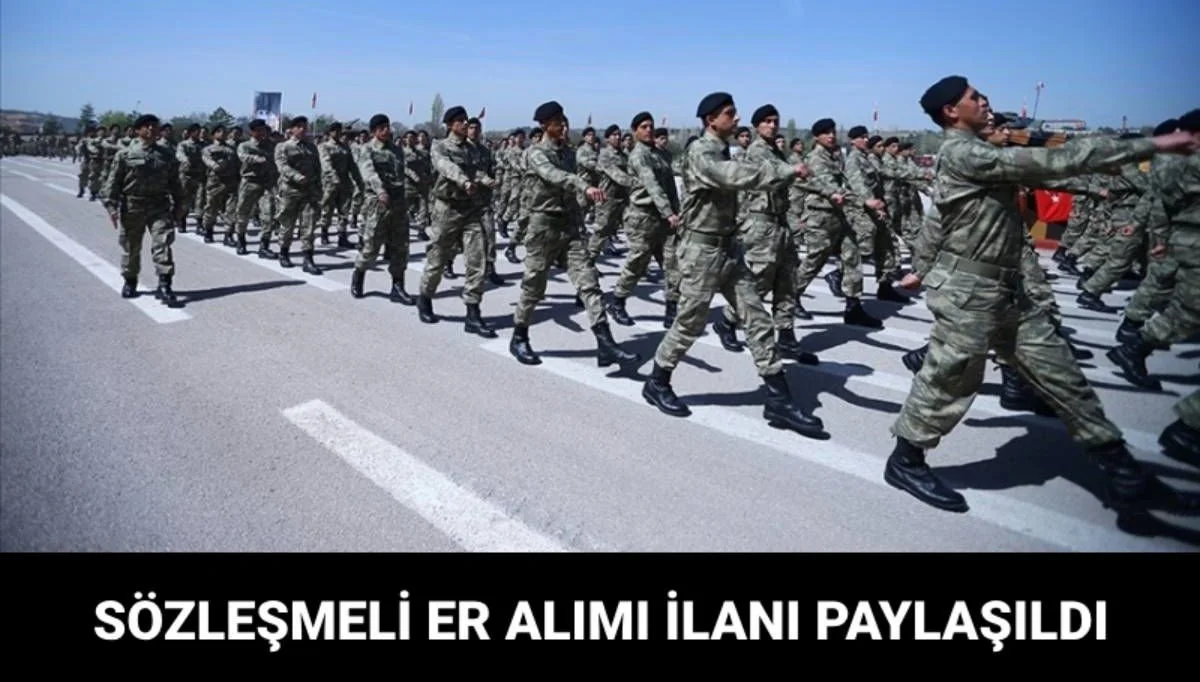 MSB Kara Kuvvetleri Komutanlığı sözleşmeli er alımı yapacak