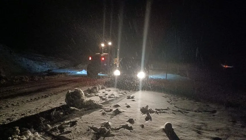 Muş ve Kars'ta kar hayatı olumsuz etkiliyor