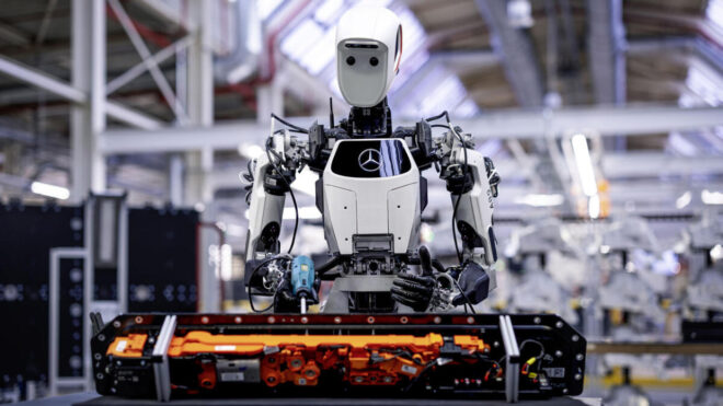 Mercedes-Benz, insansı robot çalışmalarına hız verdi