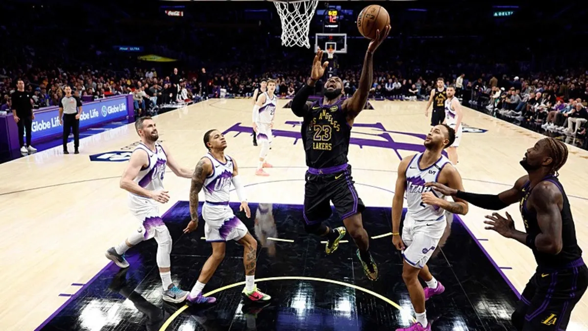 LeBron James rekor kırdı Lakers rahat kazandı | NBA'de günün sonuçları
