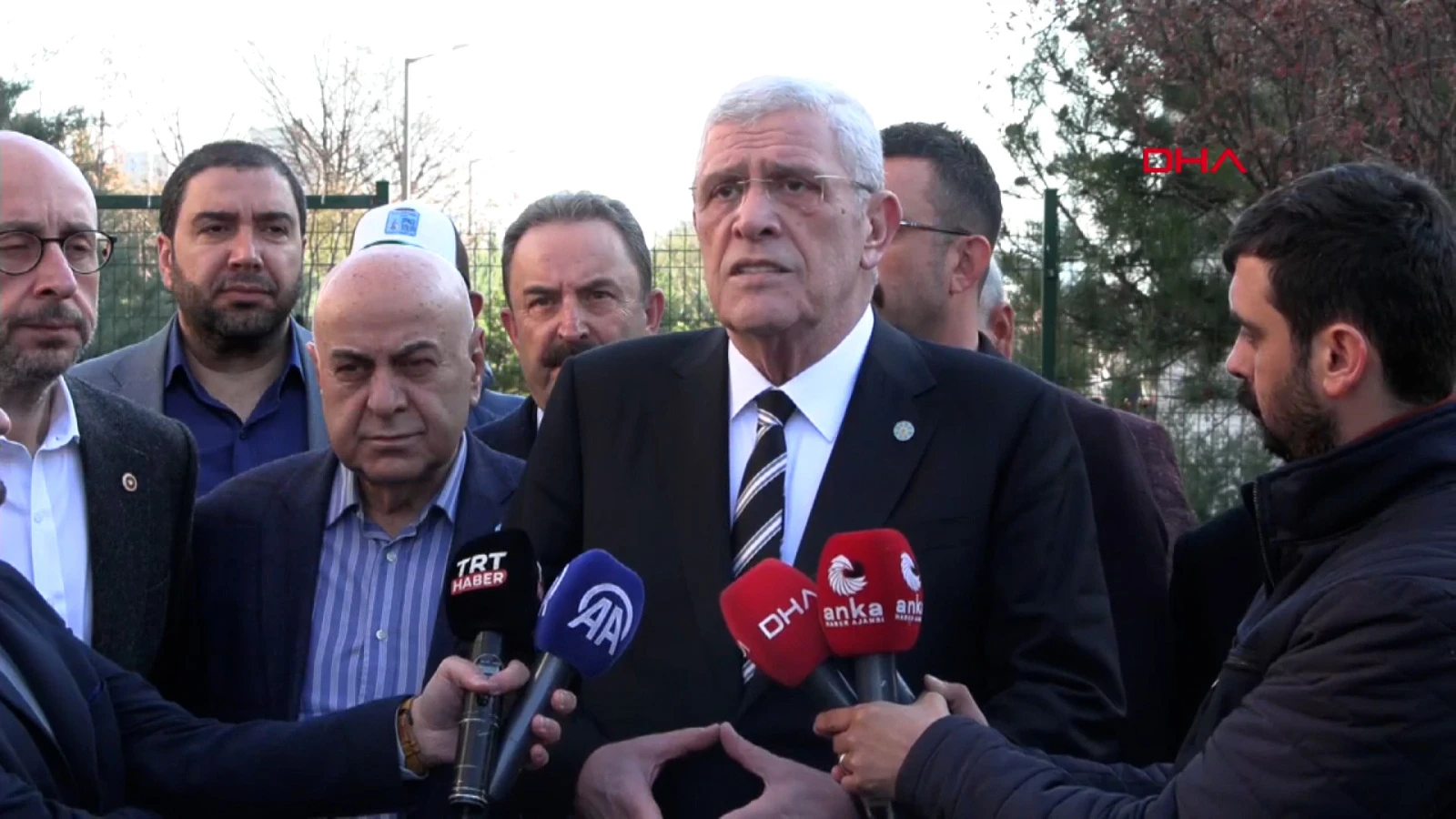 İYİ Parti Genel Başkanı Dervişoğlu, bayram namazı sonrasında konuştu