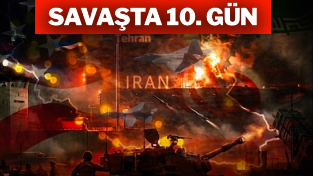 Sirenler yeniden çaldı, füzeler ateşlendi! Savaşta 10'uncu gün...