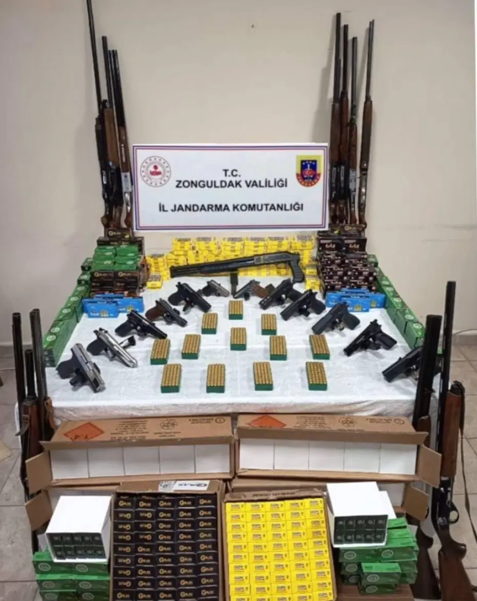Zonguldak’ta silah kaçakçılığı operasyonu: 2 kişi tutuklandı