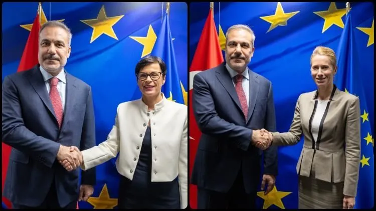 Dışişleri Bakanı Fidan, Brüksel'de temaslarda bulundu