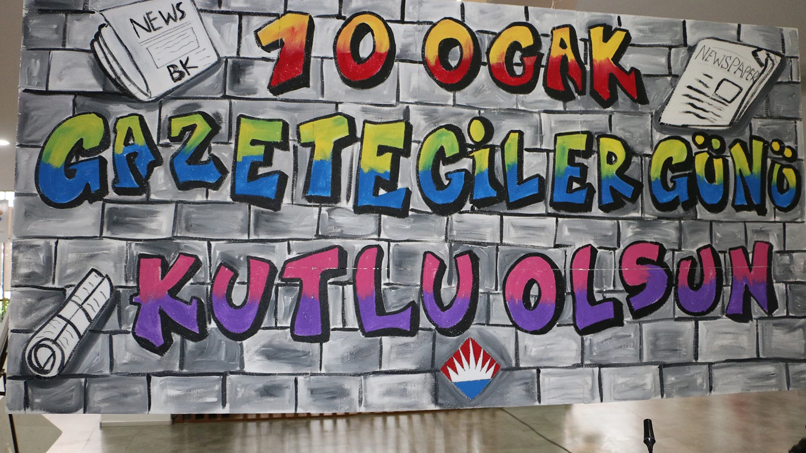 Diyarbakır'da öğrencilerden "Gazeteciler Günü" sergisi