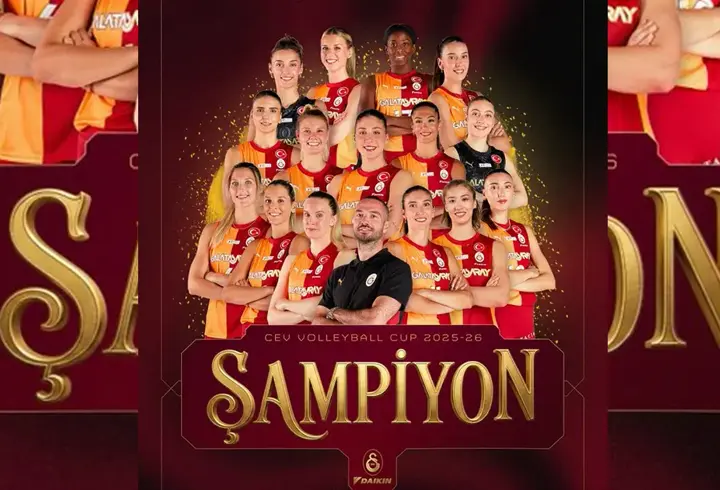 SON DAKİKA | CEV Kupası şampiyonu Galatasaray