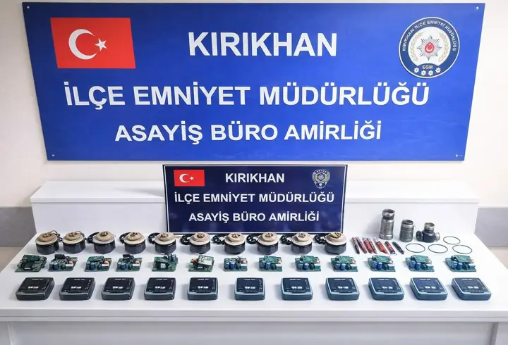 Hatay'da 10 bin 500 avro değerindeki sirkülasyon pompalarını çalan hırsız tutuklandı