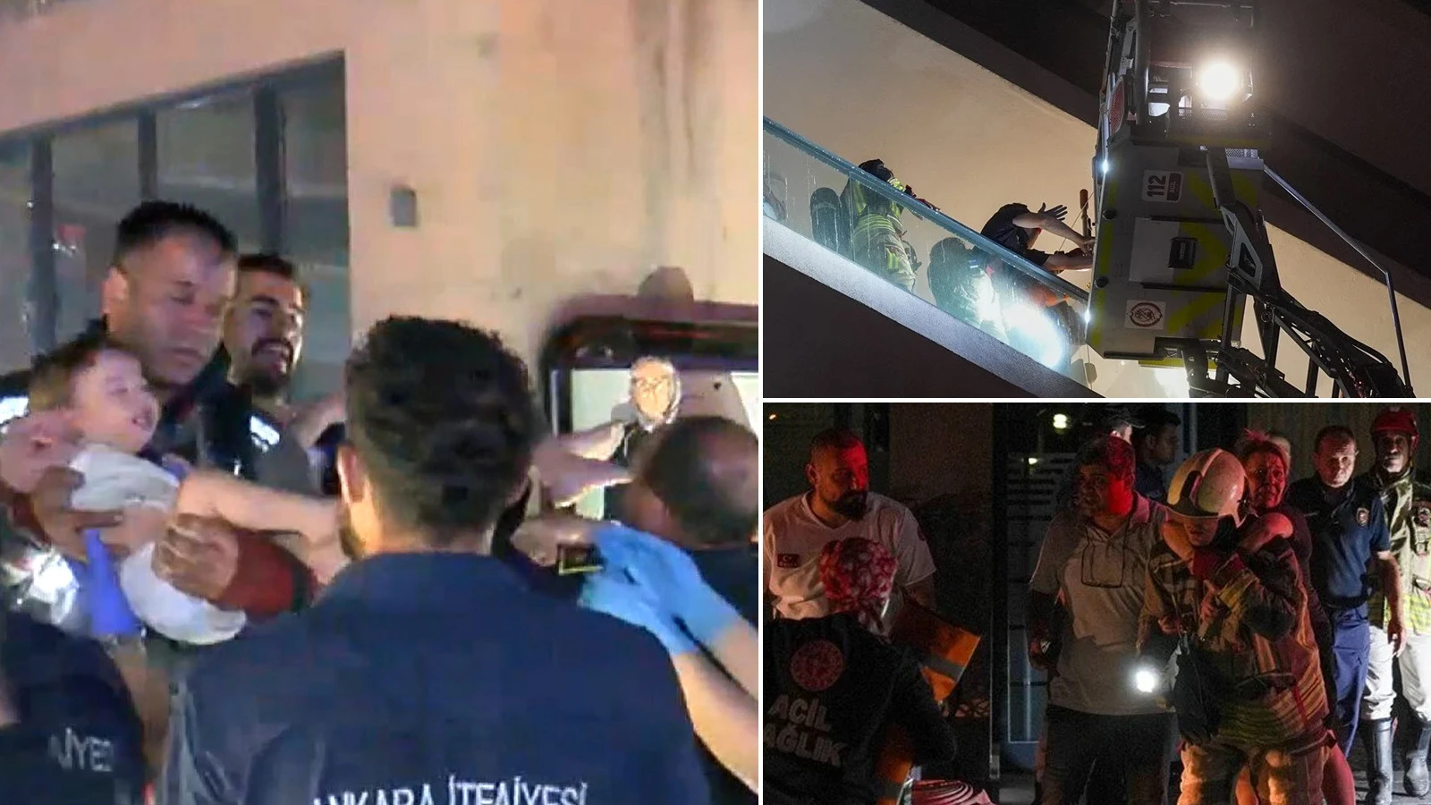 Ankara'da 26 katlı binada can pazarı: 1'i bebek 3 kişi öldü