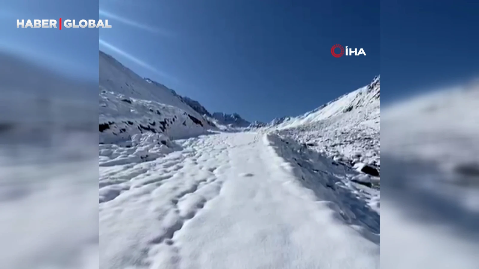 Rize’de lapa lapa kar yağıyor