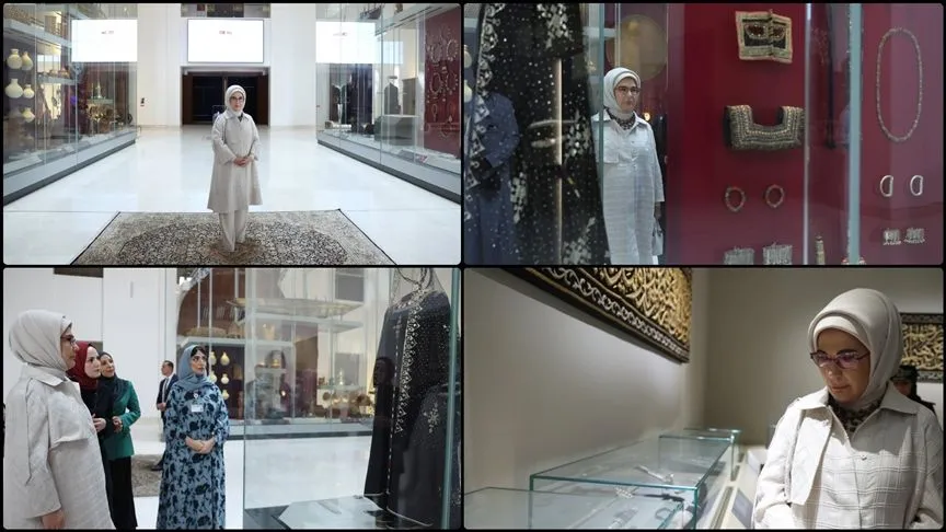 Emine Erdoğan, Umman'daki Ulusal Müze'yi ziyaret etti