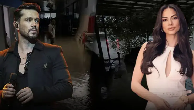 İstanbul'u sağanak yağış vurdu! Mahsur kalan Murat Boz ve Demet Özdemir yardım çağrısında bulundu