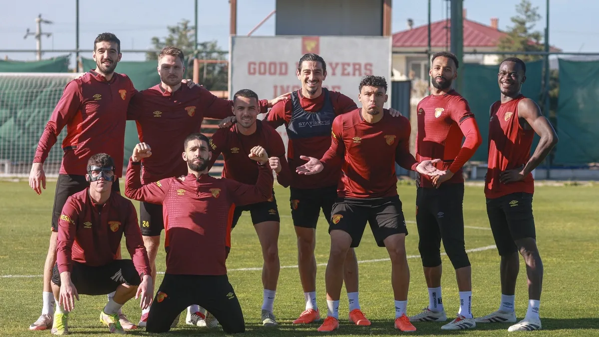 Göztepe'de Trabzonspor maçının hazırlıkları sürüyor