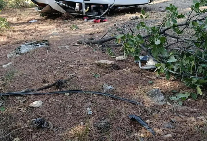 Manisa’da otomobil takla attı: 1 ölü, 1 yaralı 