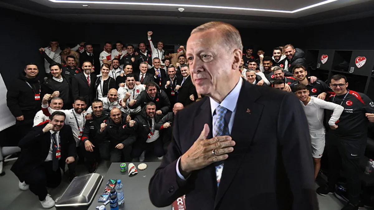 Cumhurbaşkanı Recep Tayyip Erdoğan'dan A Milli Takım'a tebrik