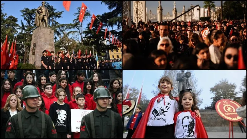 Büyük Önder Atatürk'ü anıyoruz