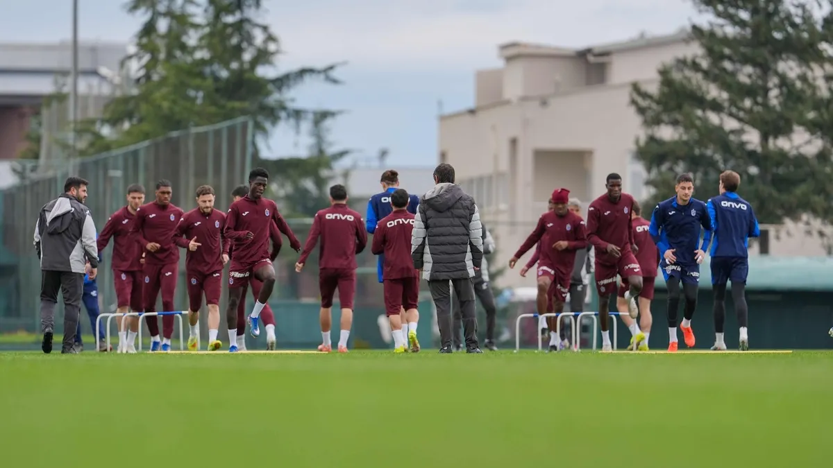 Trabzonspor, Galatasaray maçının hazırlıklarını tamamladı!