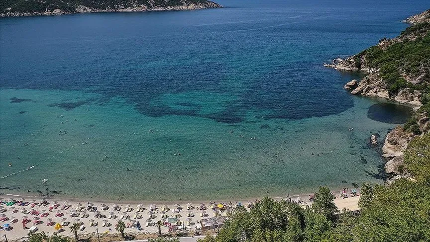 Erdek'in kırsal mahallesi turkuaz renkli deniziyle turist çekiyor