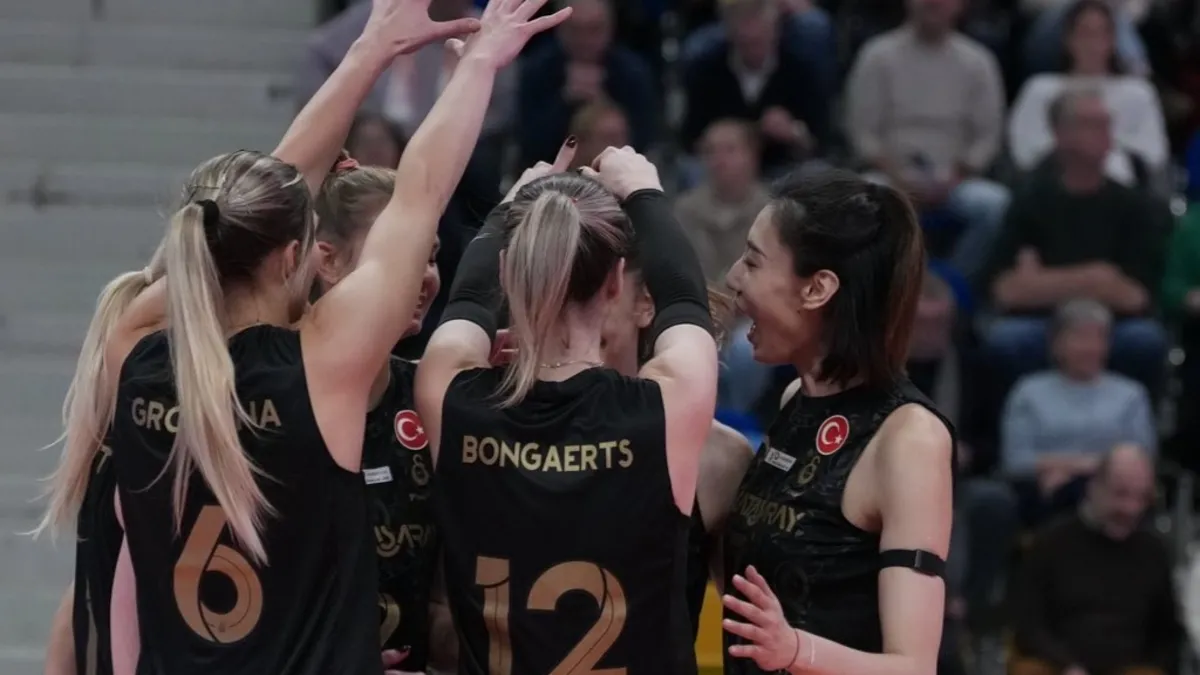 Galatasaray Daikin’den Belçika’da net galibiyet!
