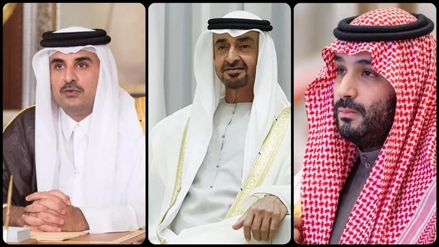 Katar Emiri, BAE Devlet Başkanı ve Suudi Arabistan Veliaht Prensi ile bölgesel gelişmeleri görüştü