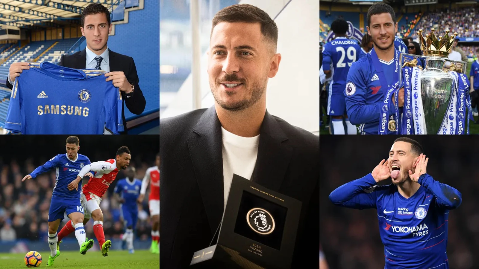 Eden Hazard, İngiltere Premier Lig Şöhretler Müzesi'ne seçildi
