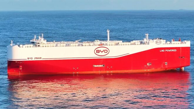 BYD’nin 8. otomobil gemisi “Jinan” hizmete girdi