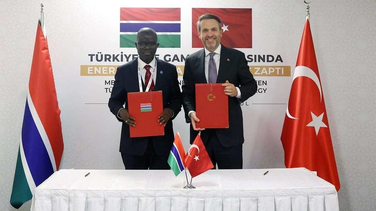 Türkiye ile Gambiya enerji alanında işbirliği anlaşması imzaladı