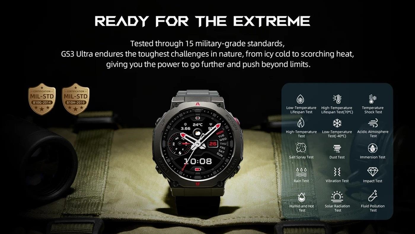 Black Shark GS3 Ultra dayanıklılık odaklı akıllı saat tanıtıldı