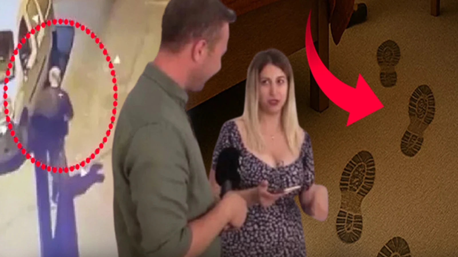Yatak odasında ayak izi gördü, dünyası başına yıkıldı