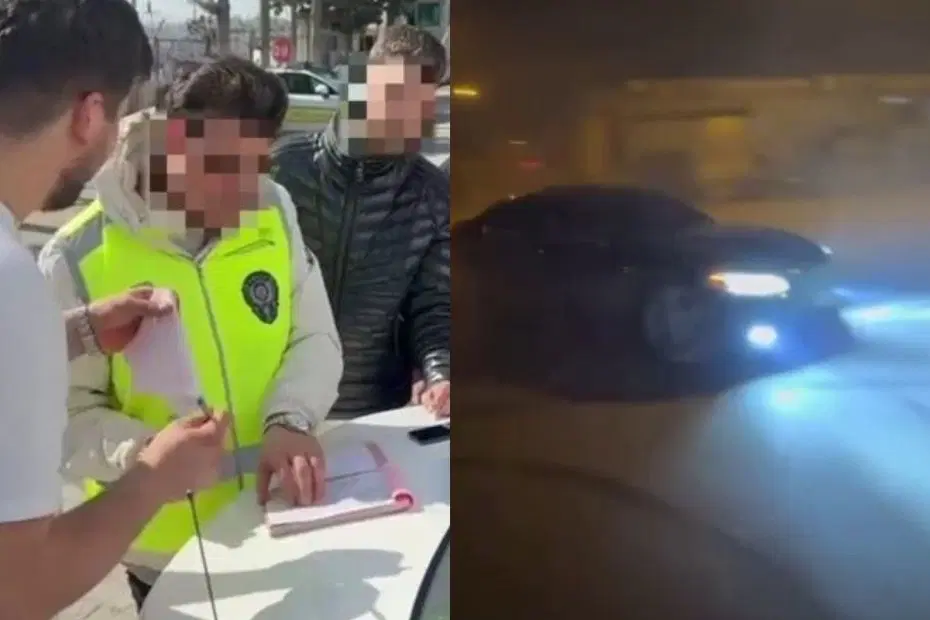 Drift yapıp sosyal medyada paylaştı, 58 bin TL ceza yedi