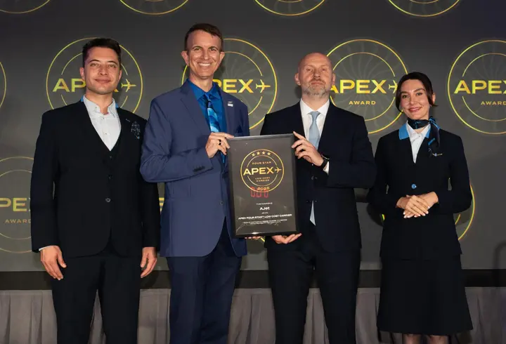AJet, APEX’ten iki yılda iki uluslararası ödül kazandı