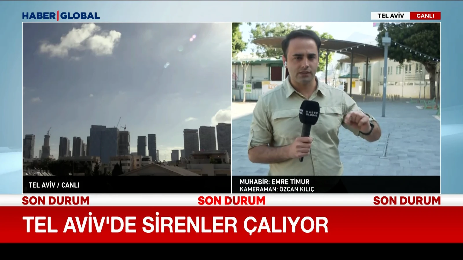 Tel Aviv’de füze alarmı verildi!