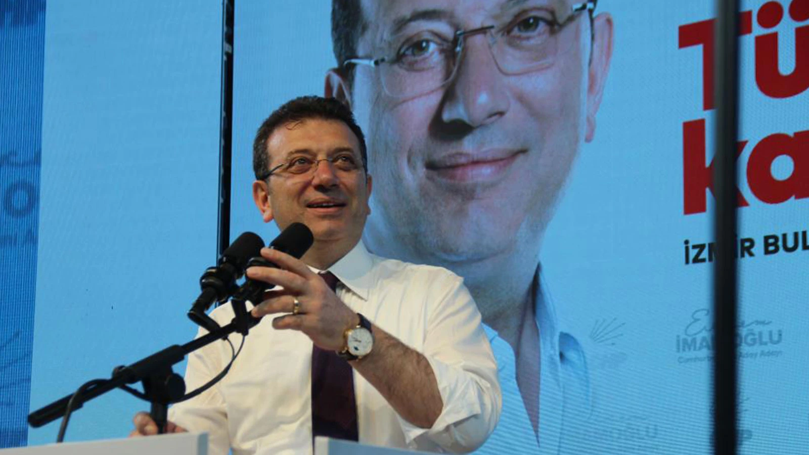 İmamoğlu, Cumhurbaşkanlığı adaylığı için İzmir'den yola çıktı
