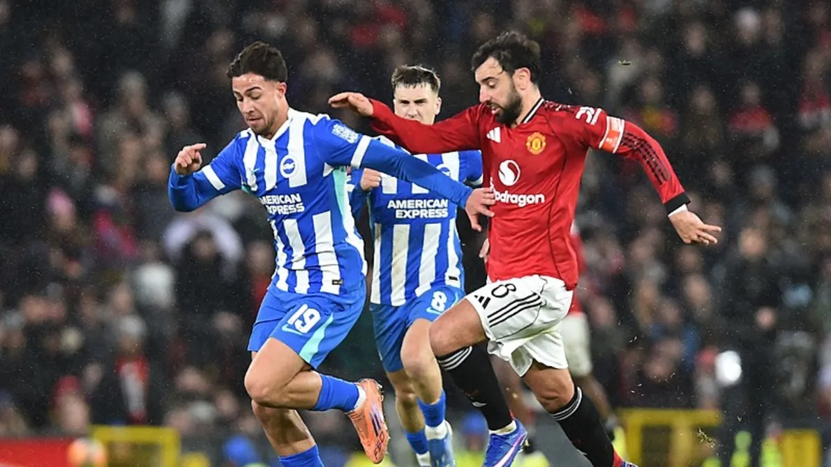 Brighton deplasmanda Manchester United'ı yenerek üst tura yükseldi