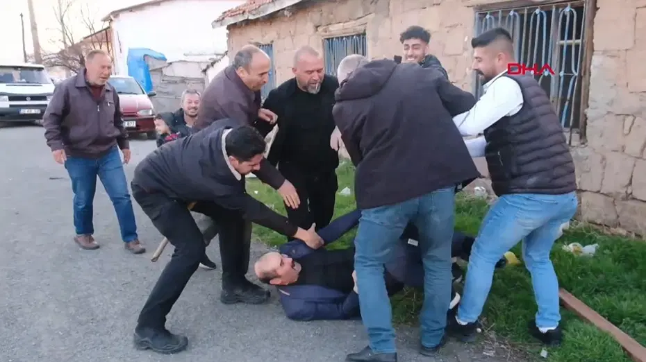 Kavga ihbarına giden polis ekipleri büyük şaşkınlık yaşadı