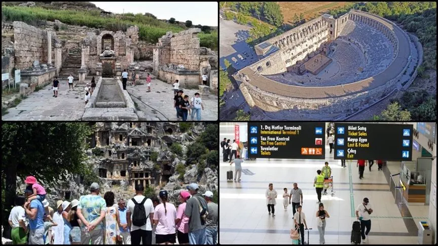 Antalya'da günlük ziyaretçi girişinde tüm zamanların rekoru kırıldı