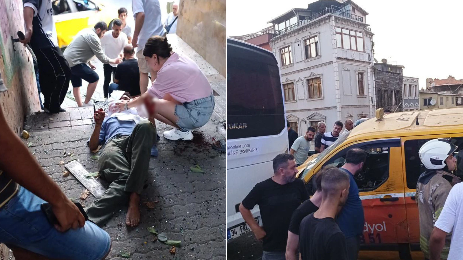 İstanbul'da can pazarı yaşandı! Dolmuş otobüse arkadan çarptı