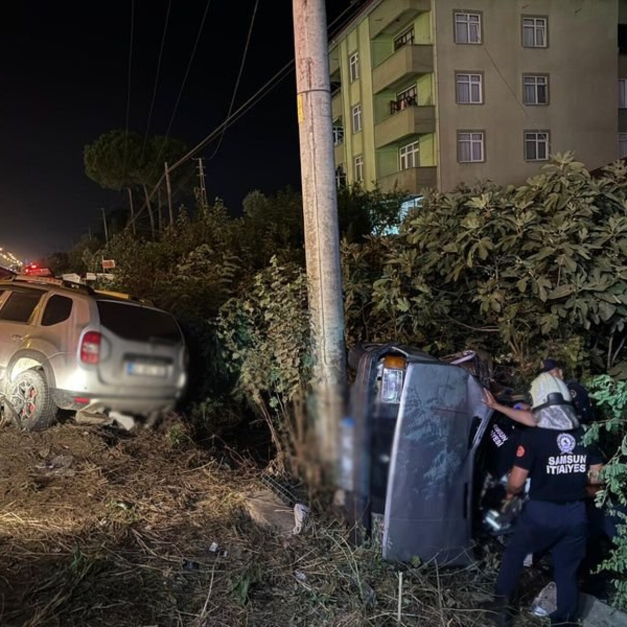 Samsun'da kaza: 19 yaşındaki sürücü öldü