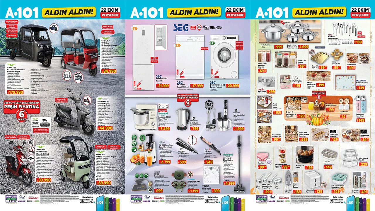 Homend'den Mutfaklara Güçlü Dokunuş: A101’e Stand Mikser Geliyor! (A101 22-28 Ekim)