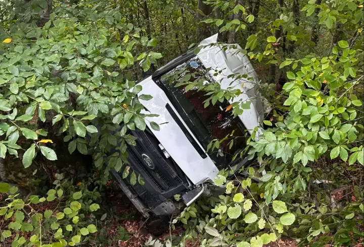 Ordu'da şarampole devrilen minibüsteki 11 kişi yaralandı