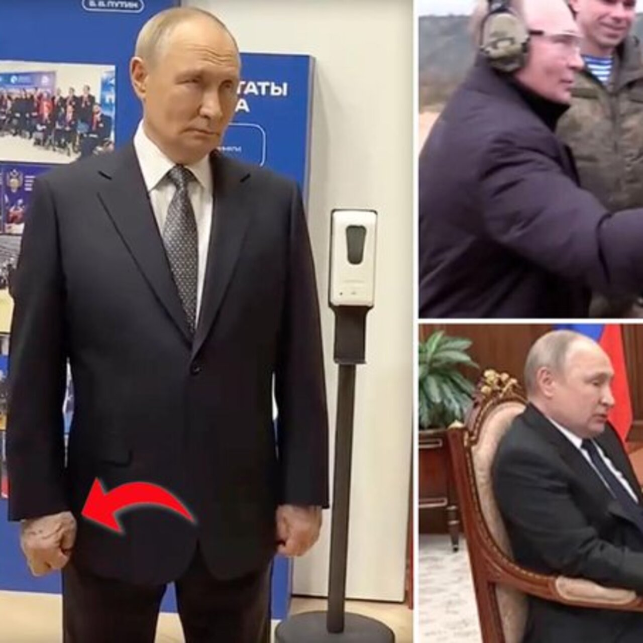 Putin'in sağ elindeki 'sağlıksız' görünüm tartışmalara yol açtı