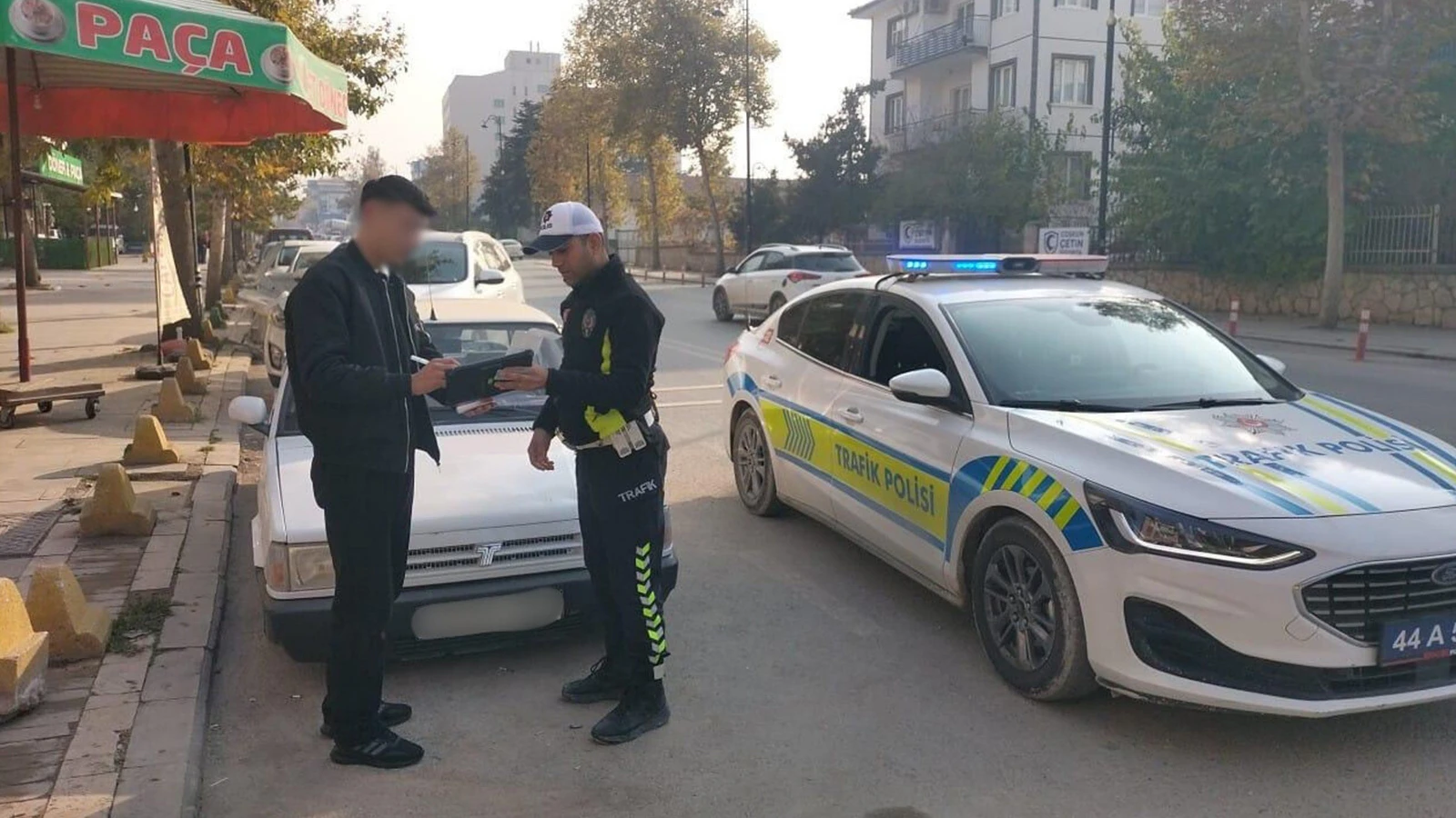 Caddede drift kameralara yakalandı: 60 gün trafikten men cezası