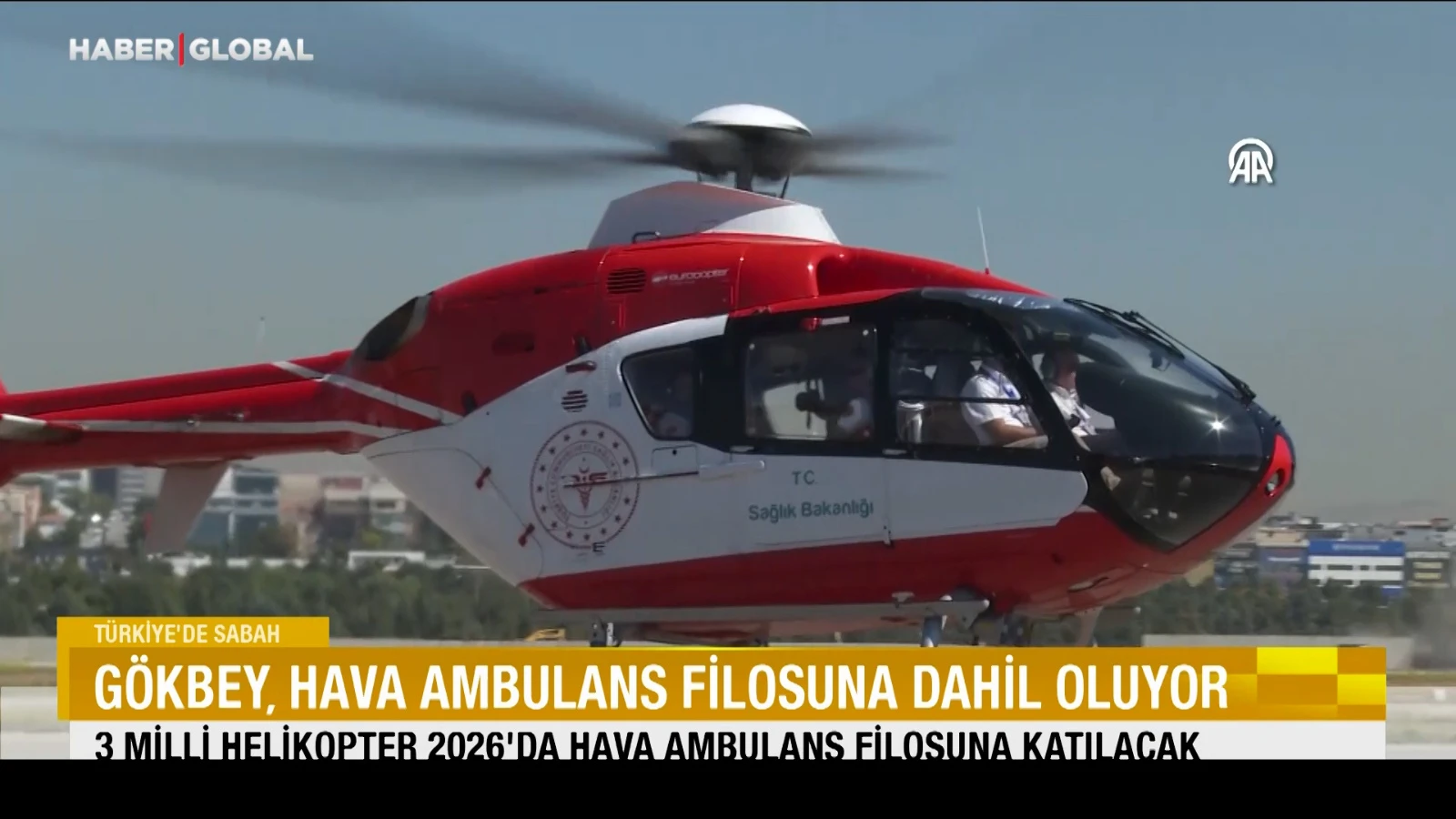 GÖKBEY hava ambulans filosuna dahil oluyor