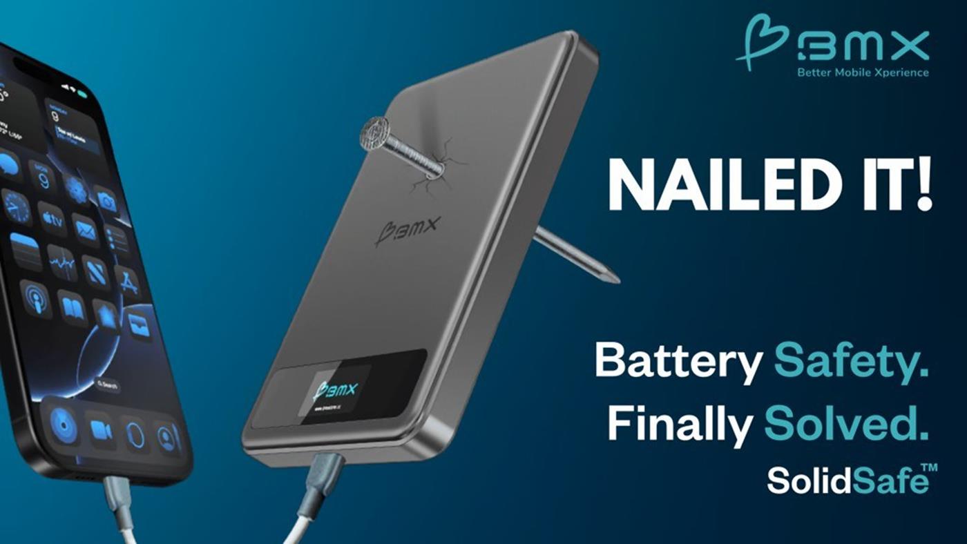 Katı hal pilli bu powerbank, delinse bile çalışmaya devam ediyor