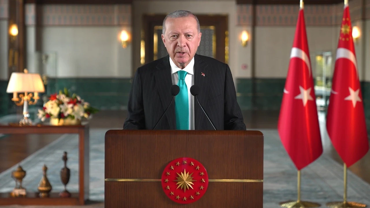 Cumhurbaşkanı Erdoğan'dan Dünya Borsalar Federasyonu’na video mesaj
