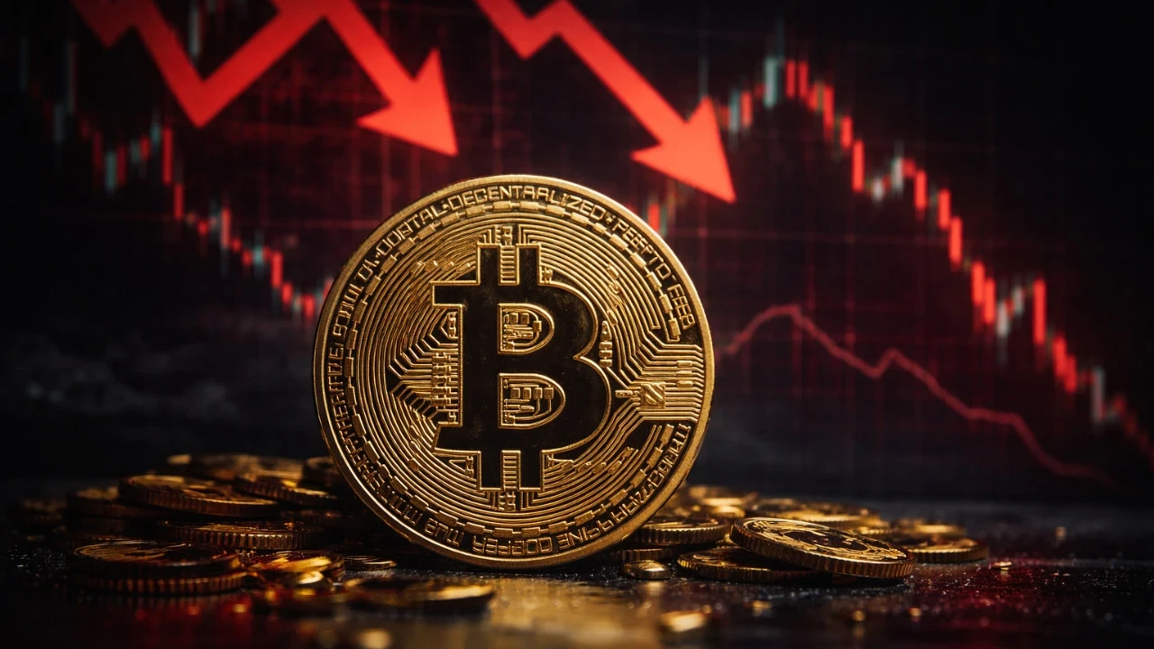 Bitcoin'de bir saatte sert düşüş: 200 milyon dolar silindi