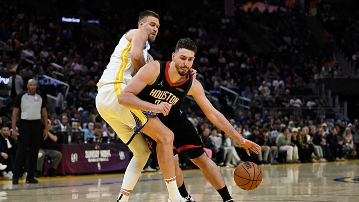 Alperen Şengün'lü Houston Rockets deplasmanda Golden State Warriors'u devirdi!