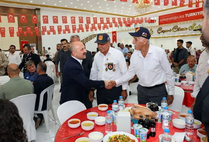 Adıyaman'da şehit aileleri ve gazilerle 15 Temmuz buluşması