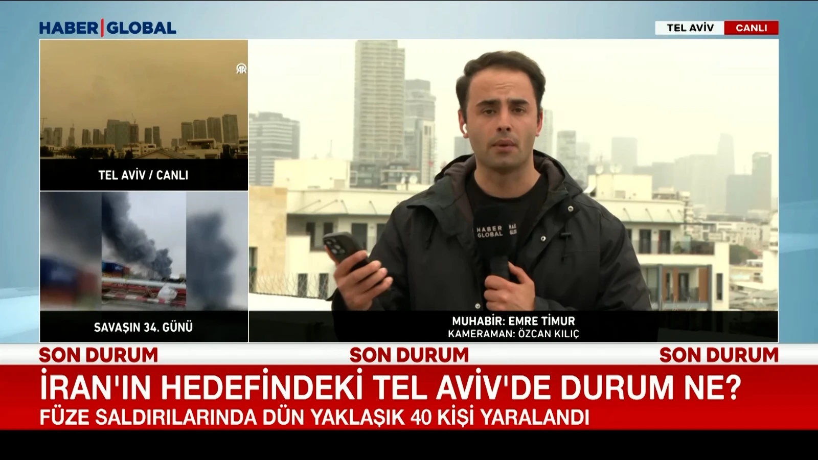 İran İsrail’i füze yağmuruna tuttu